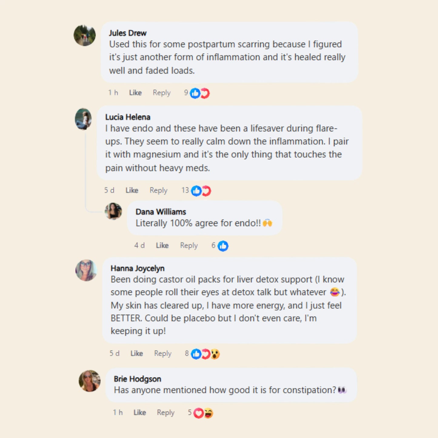 Castor Oil Postpartum Pack